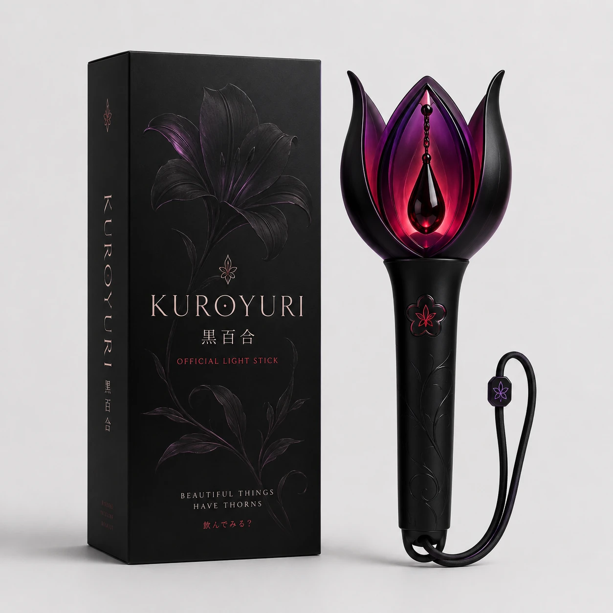 Kuroyuri Official Lightstick mit Verpackung